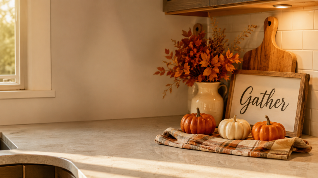 fall kitchen decor ideas for small kitchen