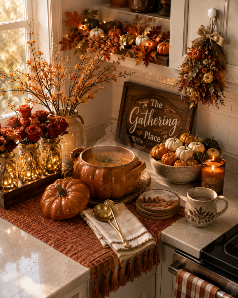 fall kitchen ideas for small kitchen